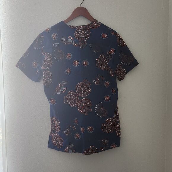 African Dashiki Shirt‎ Size Handmade in Kenya Men's Medium Cotton - Picture 2 of 4